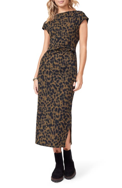 Cap Sleeve Midi Dress