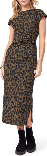 Cap Sleeve Midi Dress