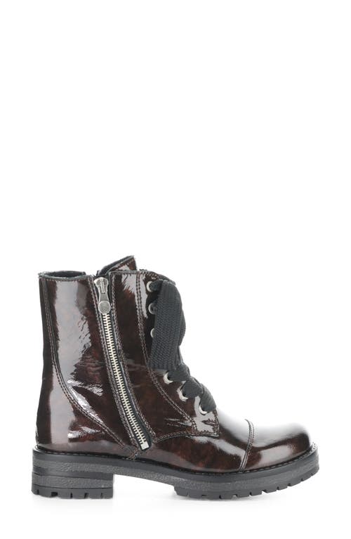 Bos. & Co. Paulie Waterproof Lace-up Bootie In Burgundy