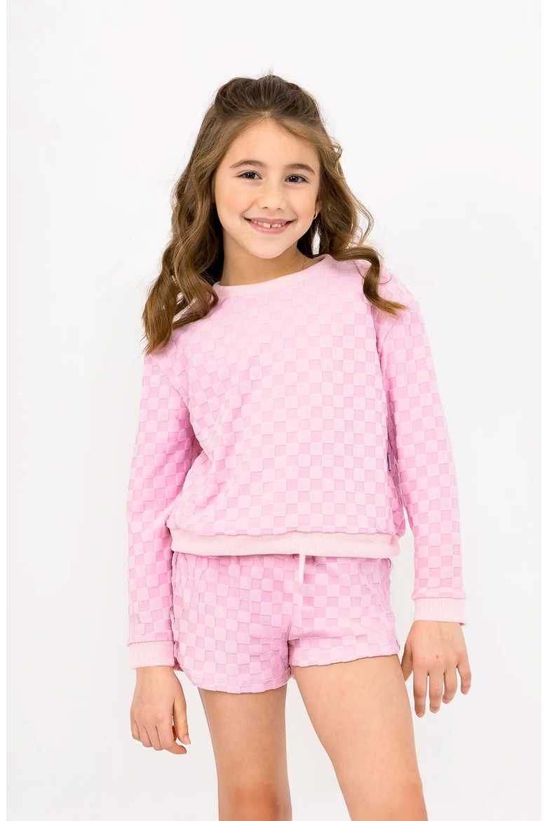 Lightweight Terry Shorts, Alternate, color, Candy Pink