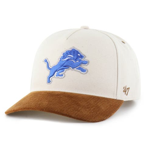 Men's Carhartt x '47 Natural/Brown Detroit Lions Undyed Relaxed Hitch Adjustable Hat