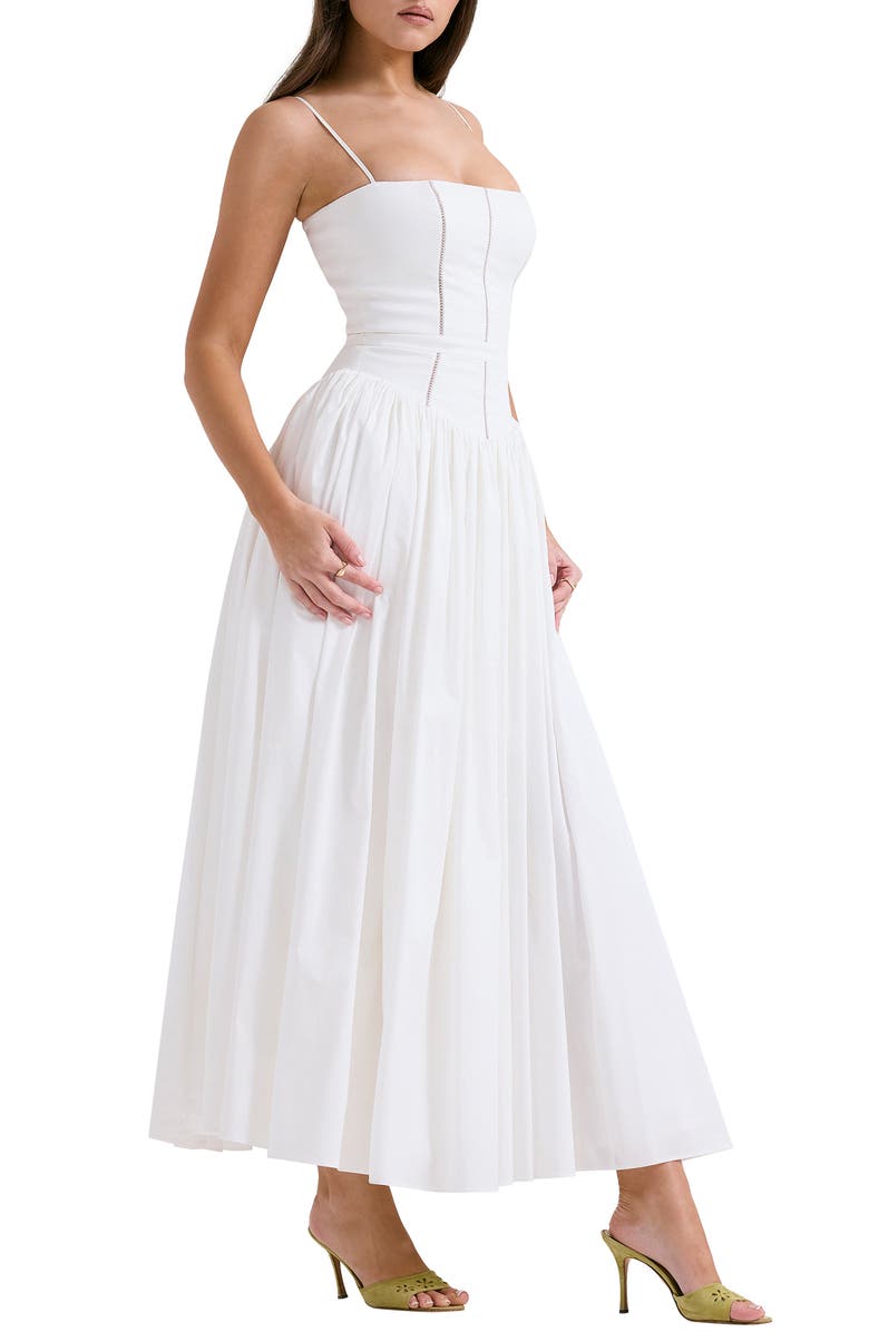 HOUSE OF CB Ysabella Floral Maxi Sundress, Alternate, color, White