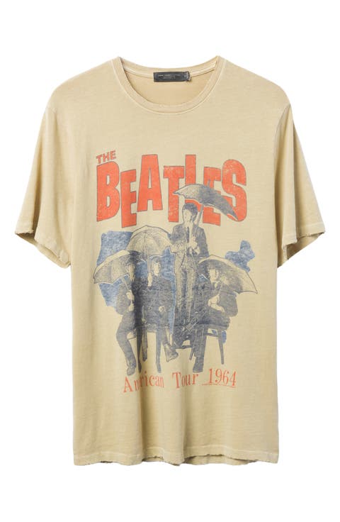 Beatles American Tour Cotton Graphic T-Shirt