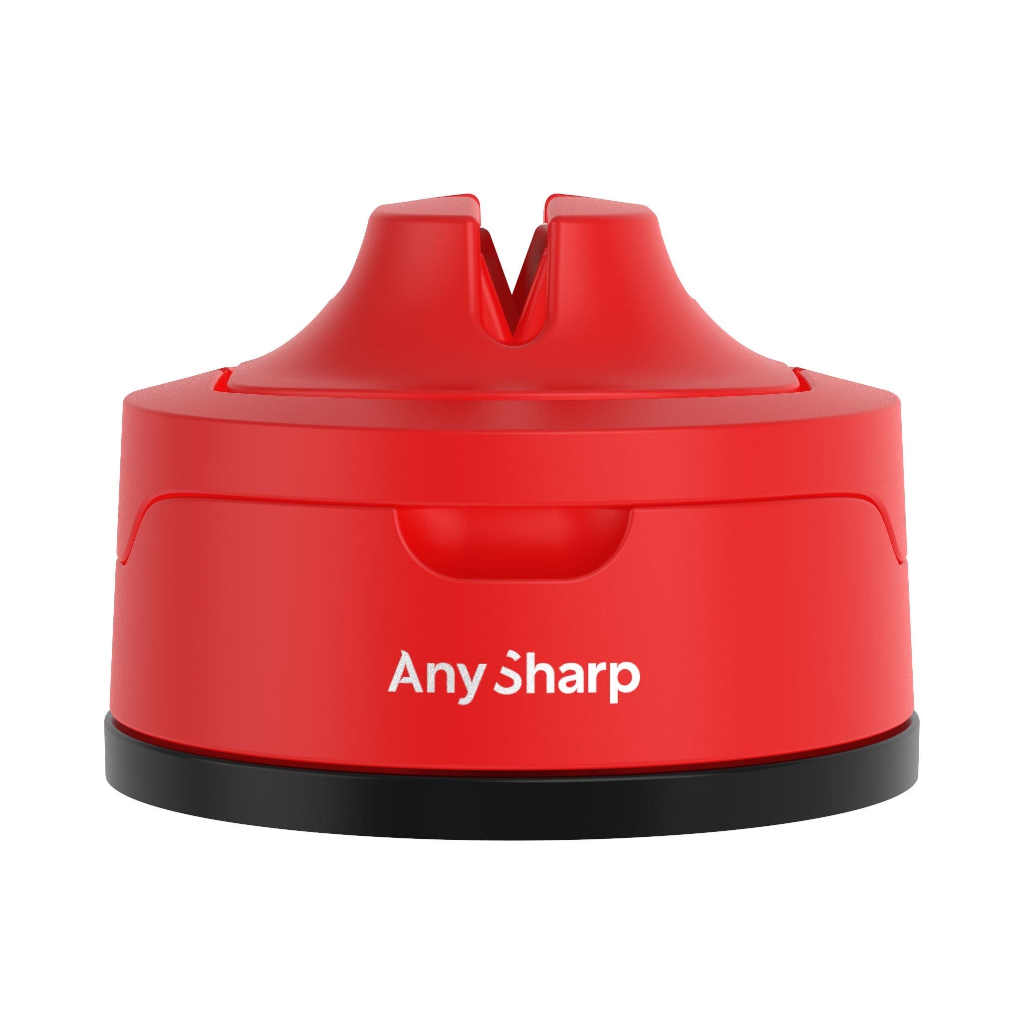 AnySharp EVO Knife Sharpener - Silver in Red 