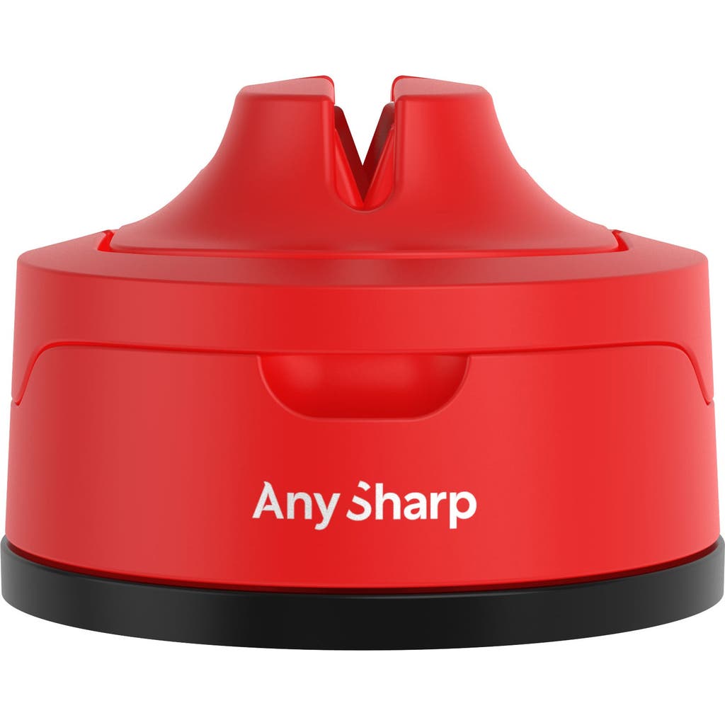 AnySharp EVO Knife Sharpener - Silver in Red  product