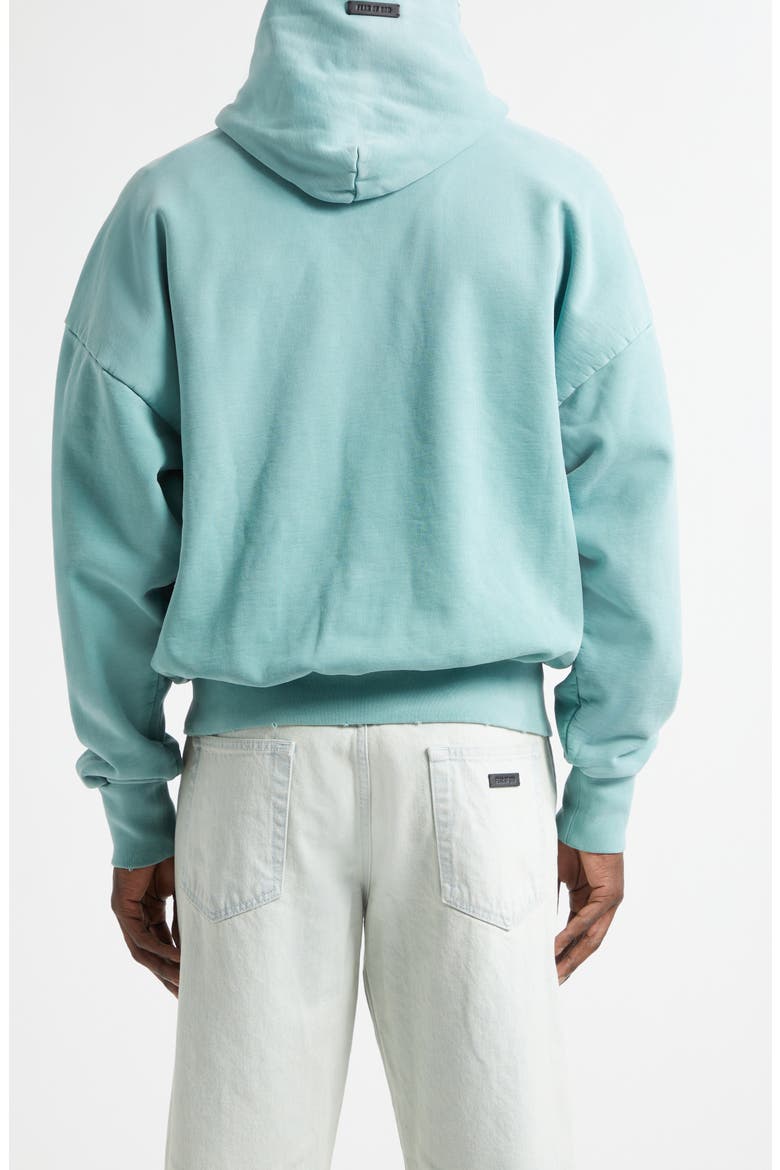 Classic Fit Fleece Logo Graphic Hoodie, Alternate, color, SKY