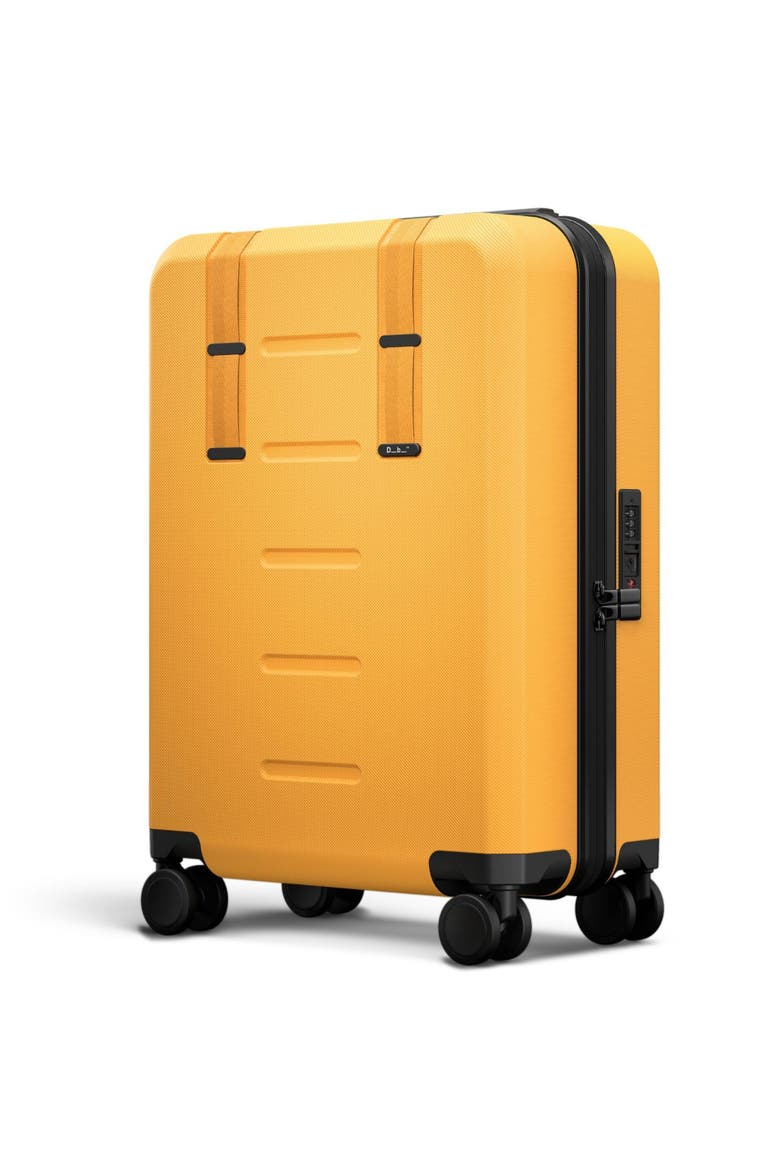 Ramverk Compact Hard-Shell 31 Inch Checked Luggage Spinner With Zipper, Main, color, Parhelion Orange