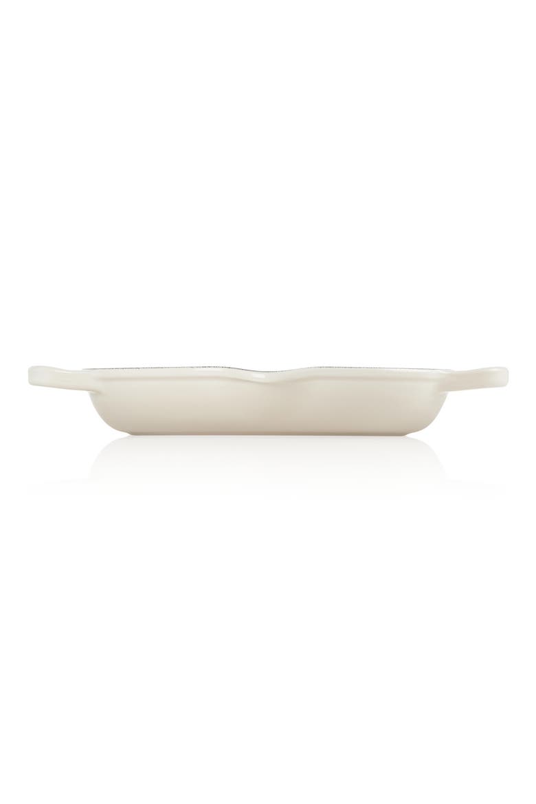Signature Deep Round Enamel Cast Iron Grill Pan, Alternate, color, MERINGUE