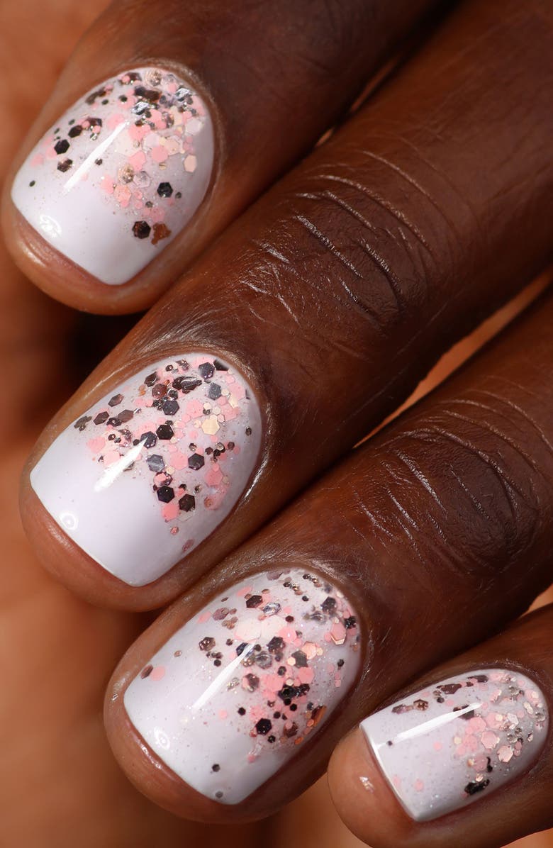 Londontown Confetti Nail Polish Topper, Alternate, color, Snowglobe