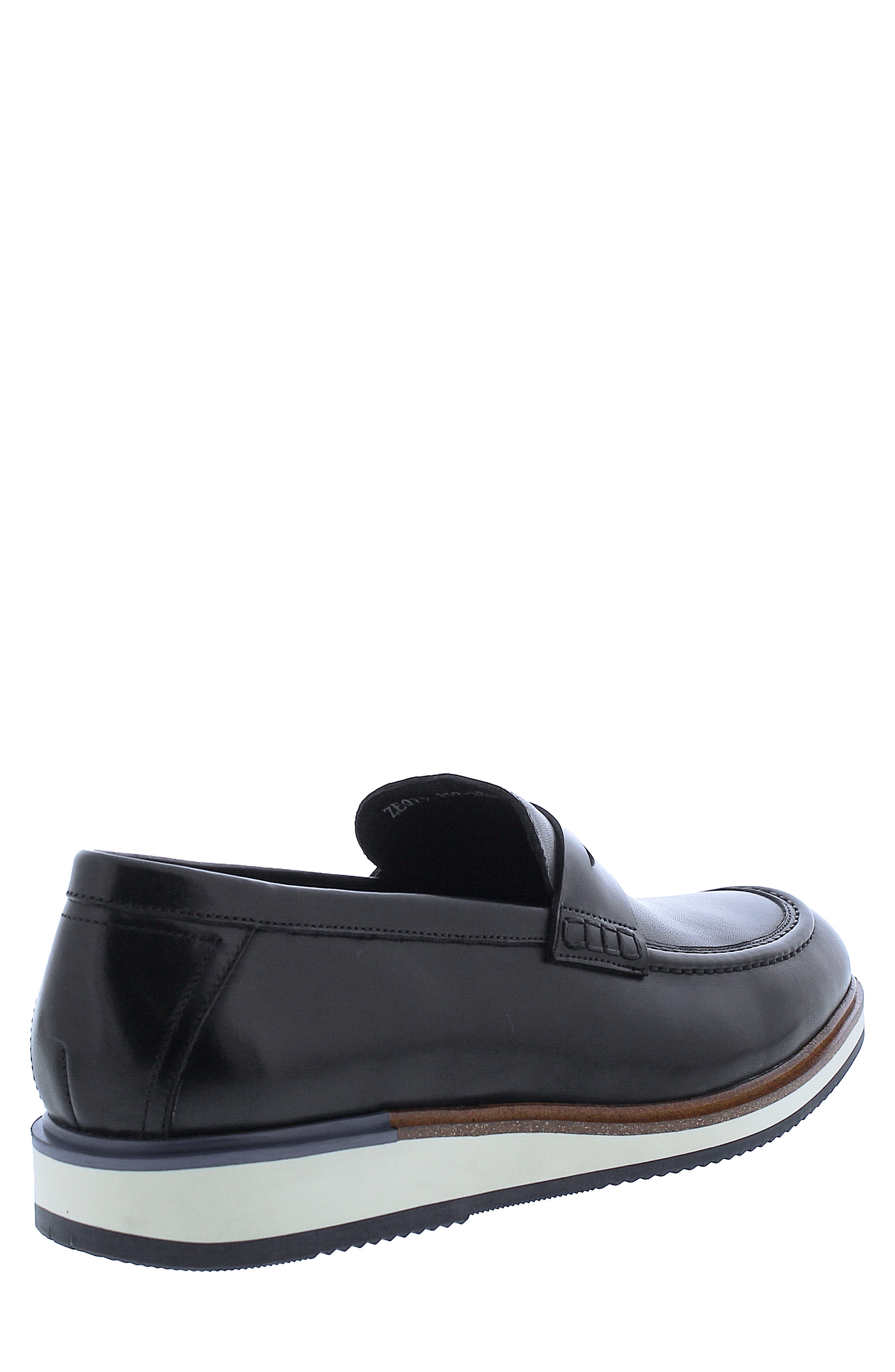 Penny Lane Brick Lane Penny Loafer, Alternate, color, Black