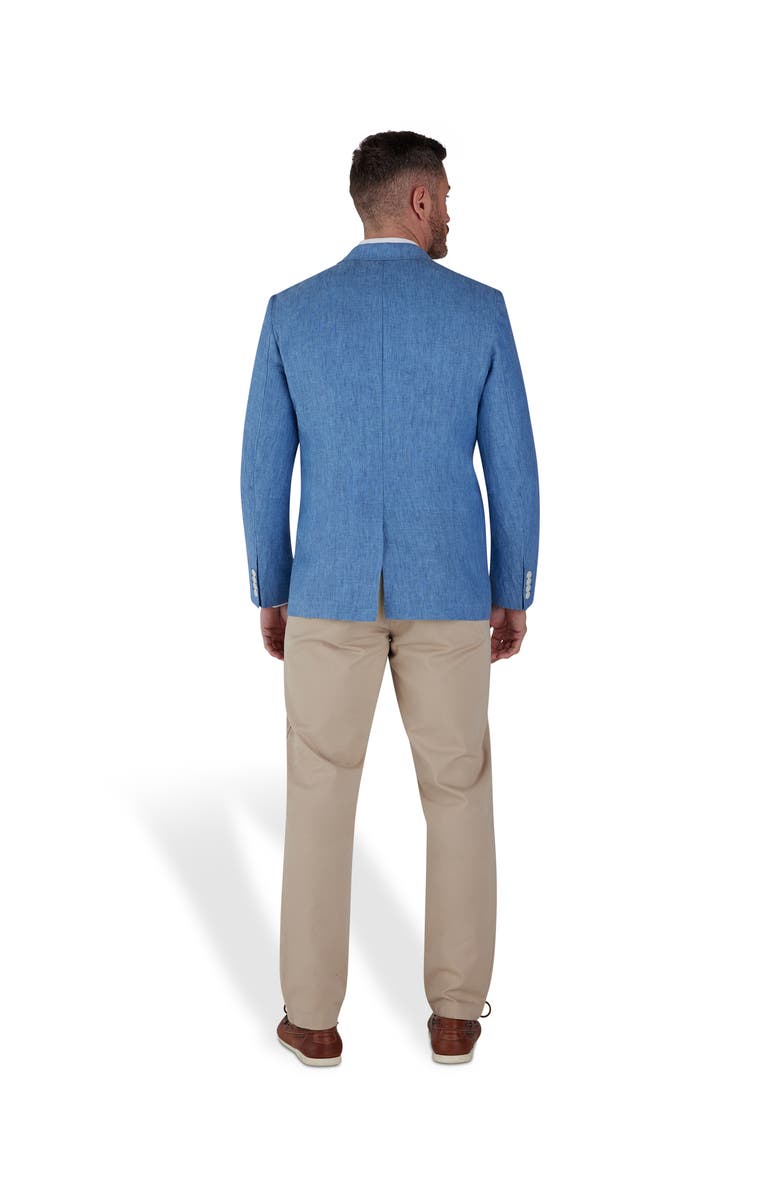 Raging Bull Linen Blazer, Alternate, color, Mid Blue