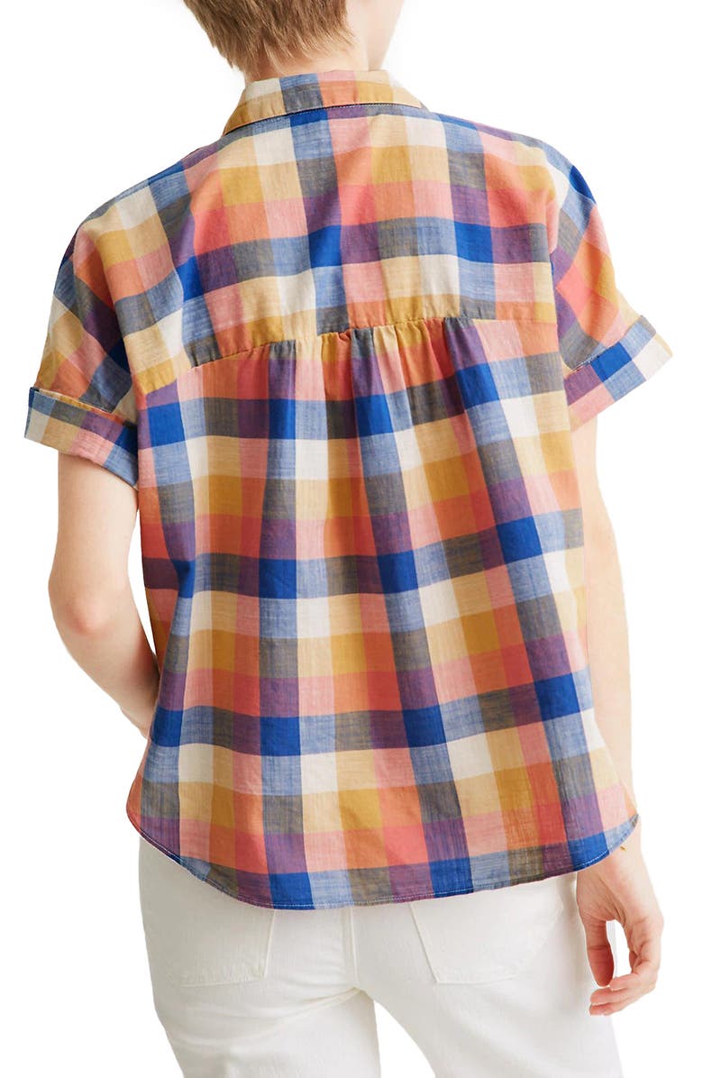 Madewell Rainbow Check Hilltop Shirt, Alternate, color,