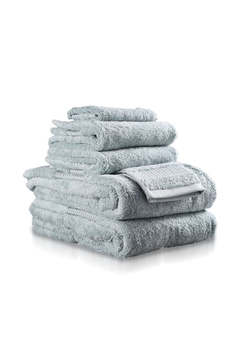 Bath Towel 6 Piece Set, Main, color, Mineral Green