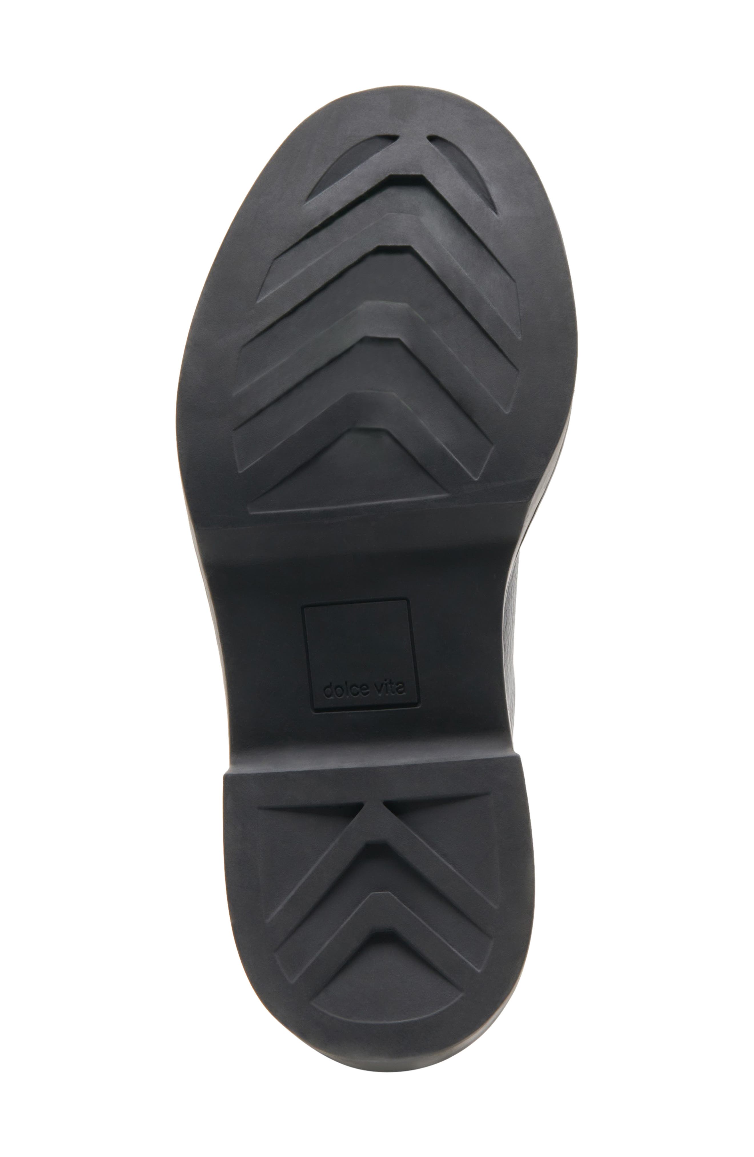 Dolce Vita Hilora Water Resistant Chelsea Boot, Alternate, color, Black Leather H2o