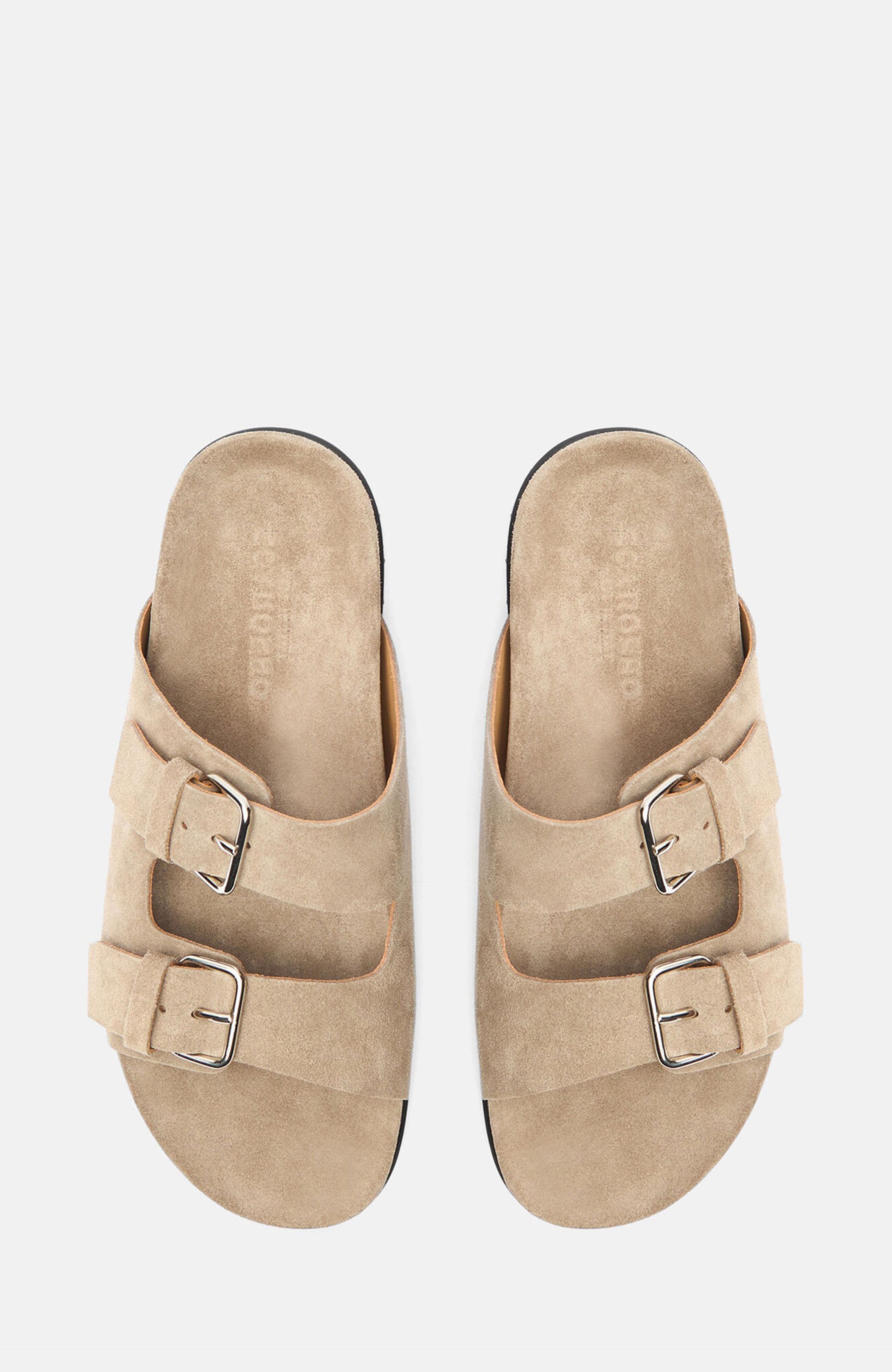 Enea Sandals, Alternate, color, Beige - Suede