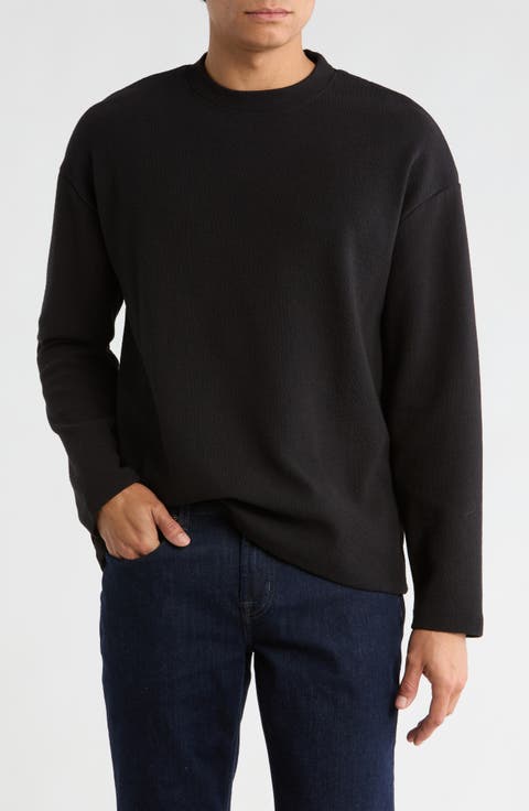 Textured Long Sleeve T-Shirt