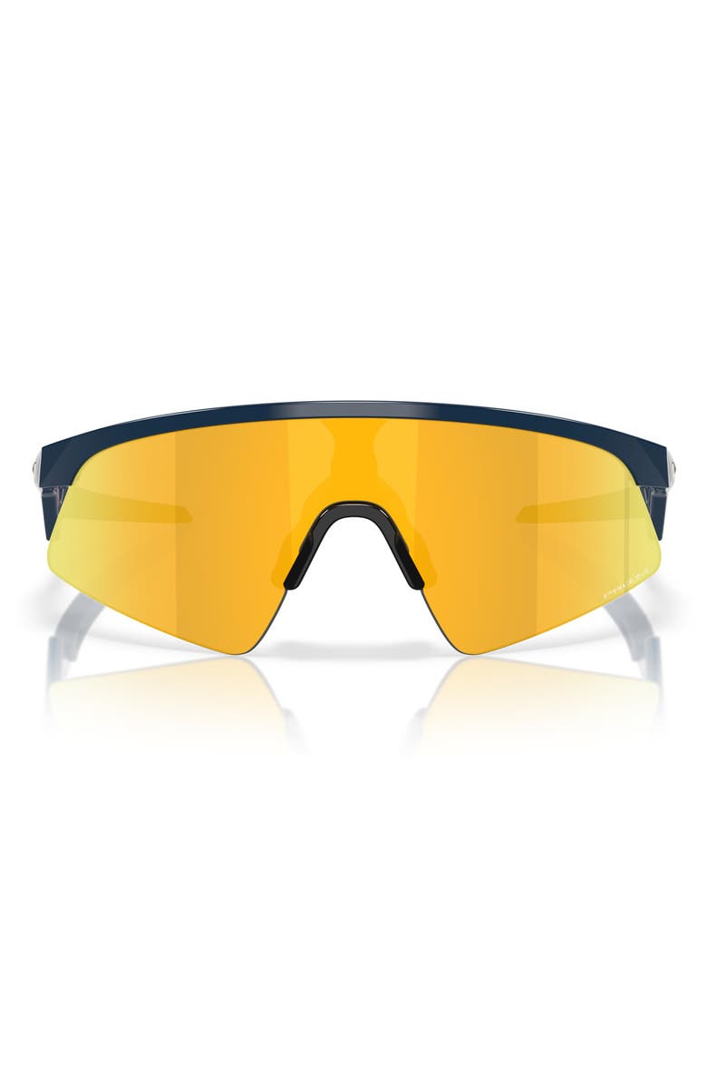 Oakley Prizm<sup>™</sup> Everyday 28mm Rectangular Sunglasses, Main, color, Polished Abyss / Prizm 24K