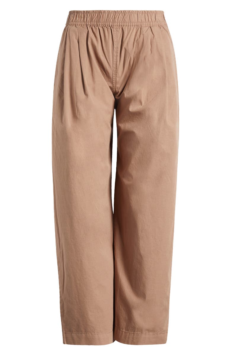 Marine Layer Kyra Poplin Pants, Alternate, color, Truffle