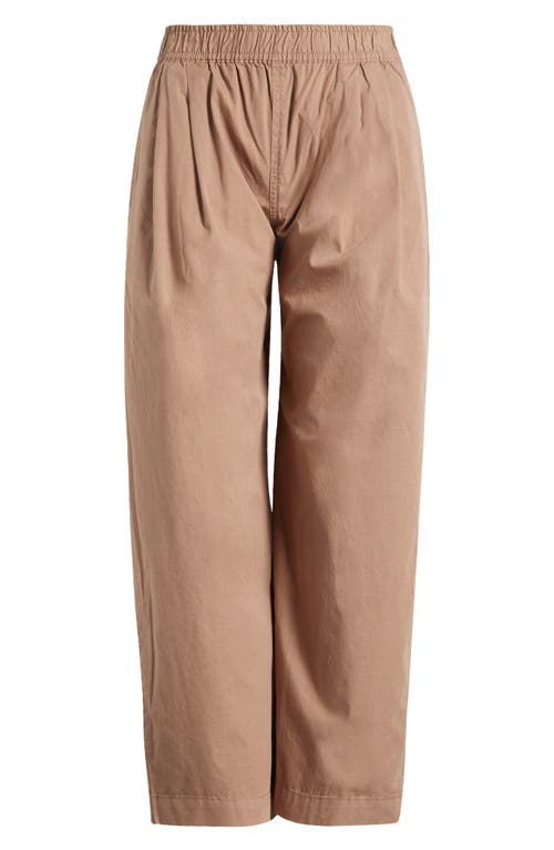 Marine Layer Kyra Poplin Pants In Truffle