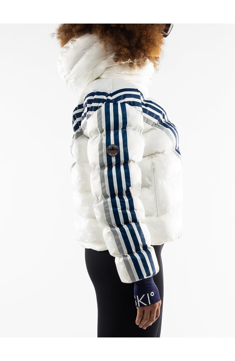 Malibu Ski Club Monogram Mountains Jacket, Alternate, color, White