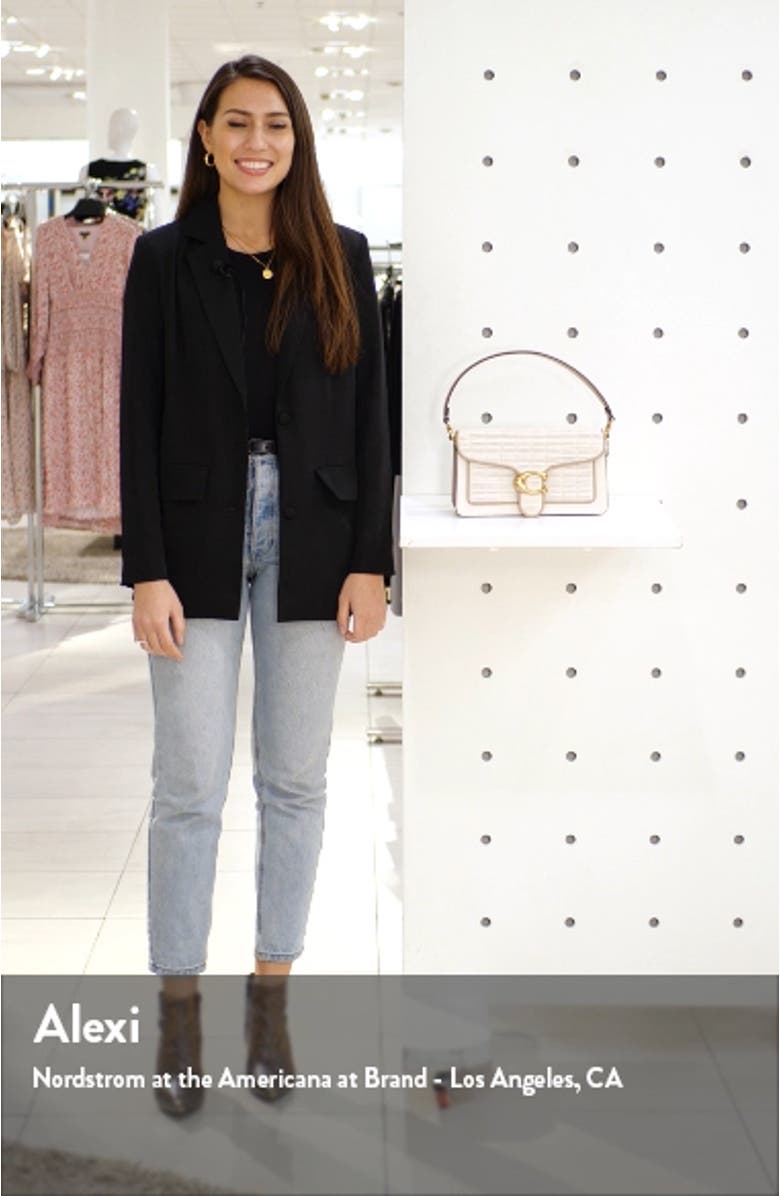 Tabby Pleated Leather Shoulder Bag, sales video thumbnail