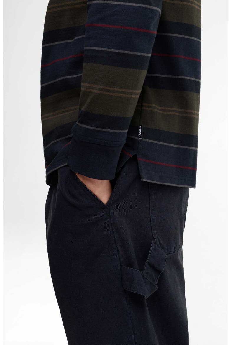 Frith Stripe Long Sleeve Rugby Shirt, Alternate, color, NAVY
