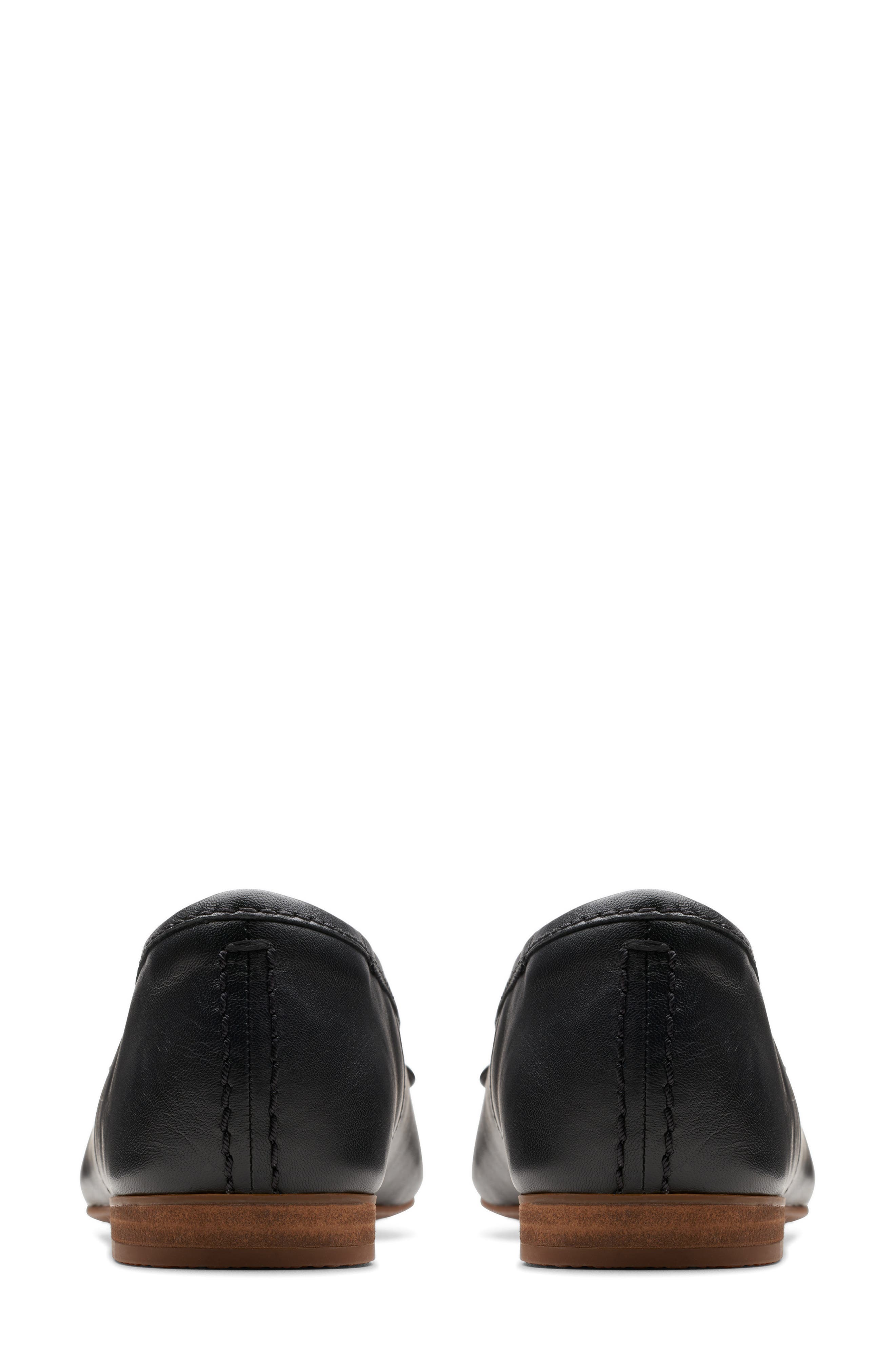 Clarks<sup>®</sup> Fawna Lily Ballet Flat, Alternate, color, Black Leather