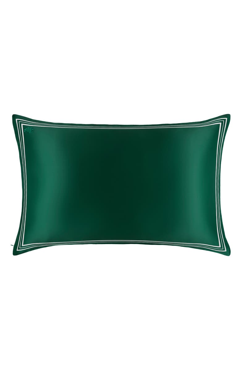 slip The Green Pure Silk Pillowcase, Alternate, color, The Green
