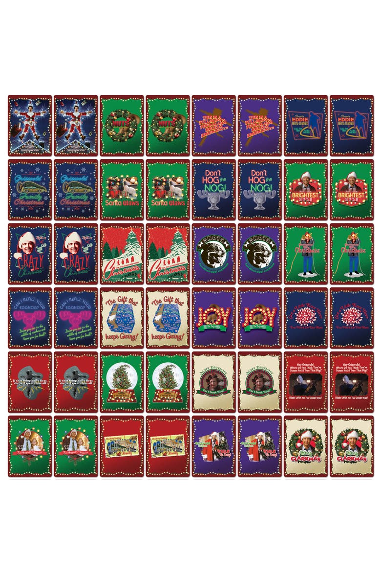 Christmas Vacation Memory Game, Alternate, color, Multicolor