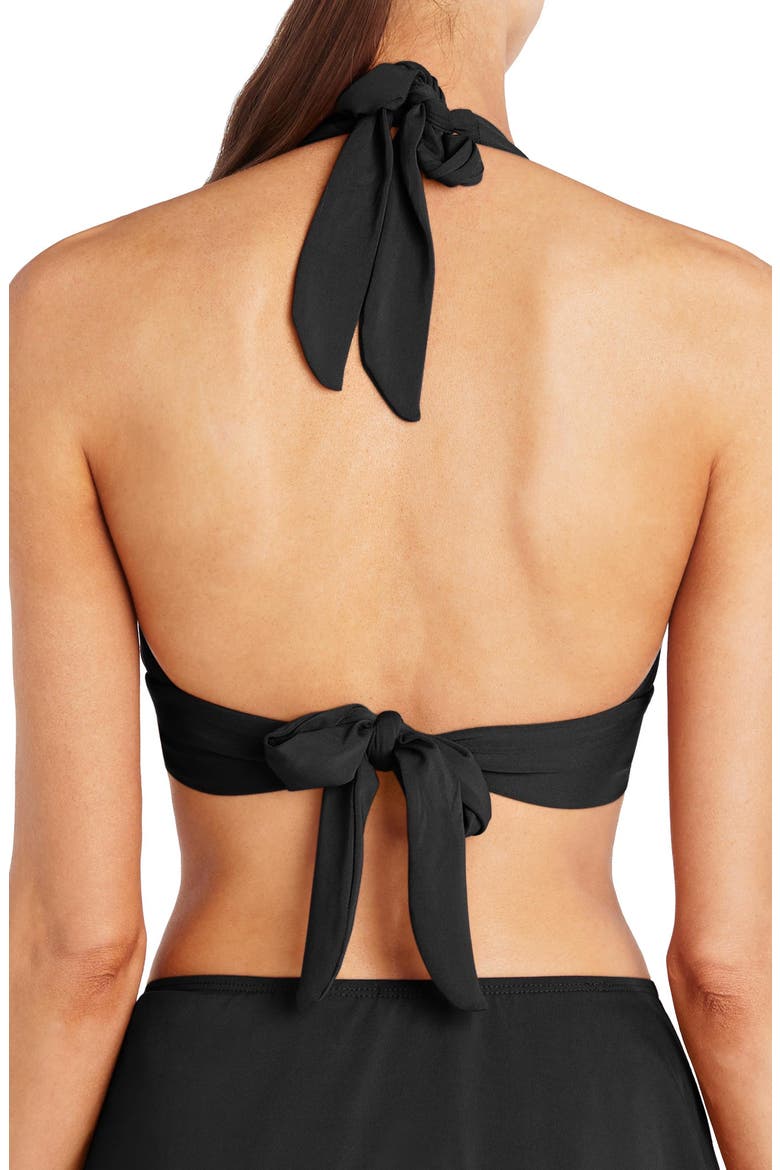 Aubrey Halter Top, Alternate, color, BLACK