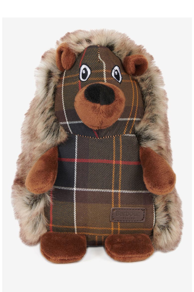 Hedgehog Dog Toy, Main, color, BROWN/ TARTAN