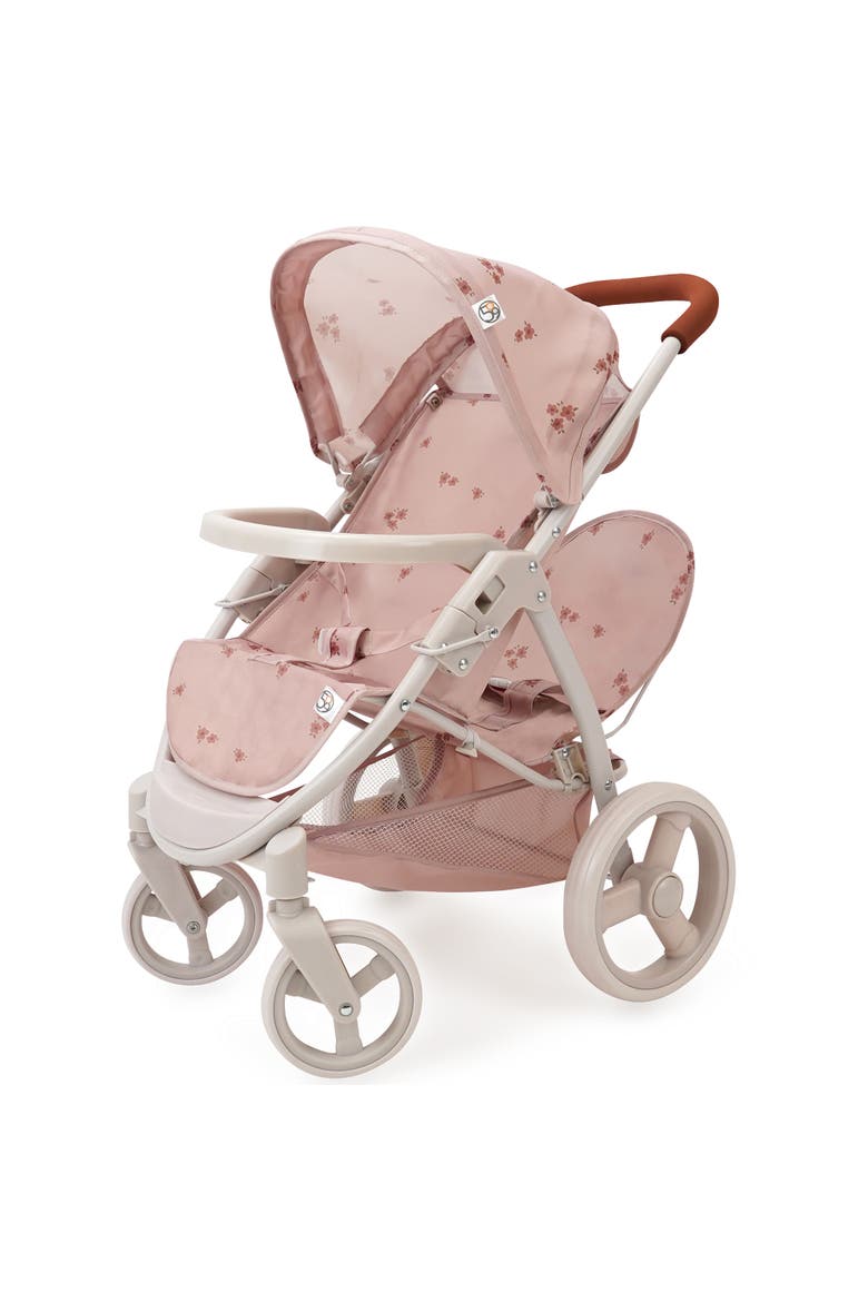 Ballet Flora Mabelle Duo Twin Doll Stroller, Main, color, Multicolored