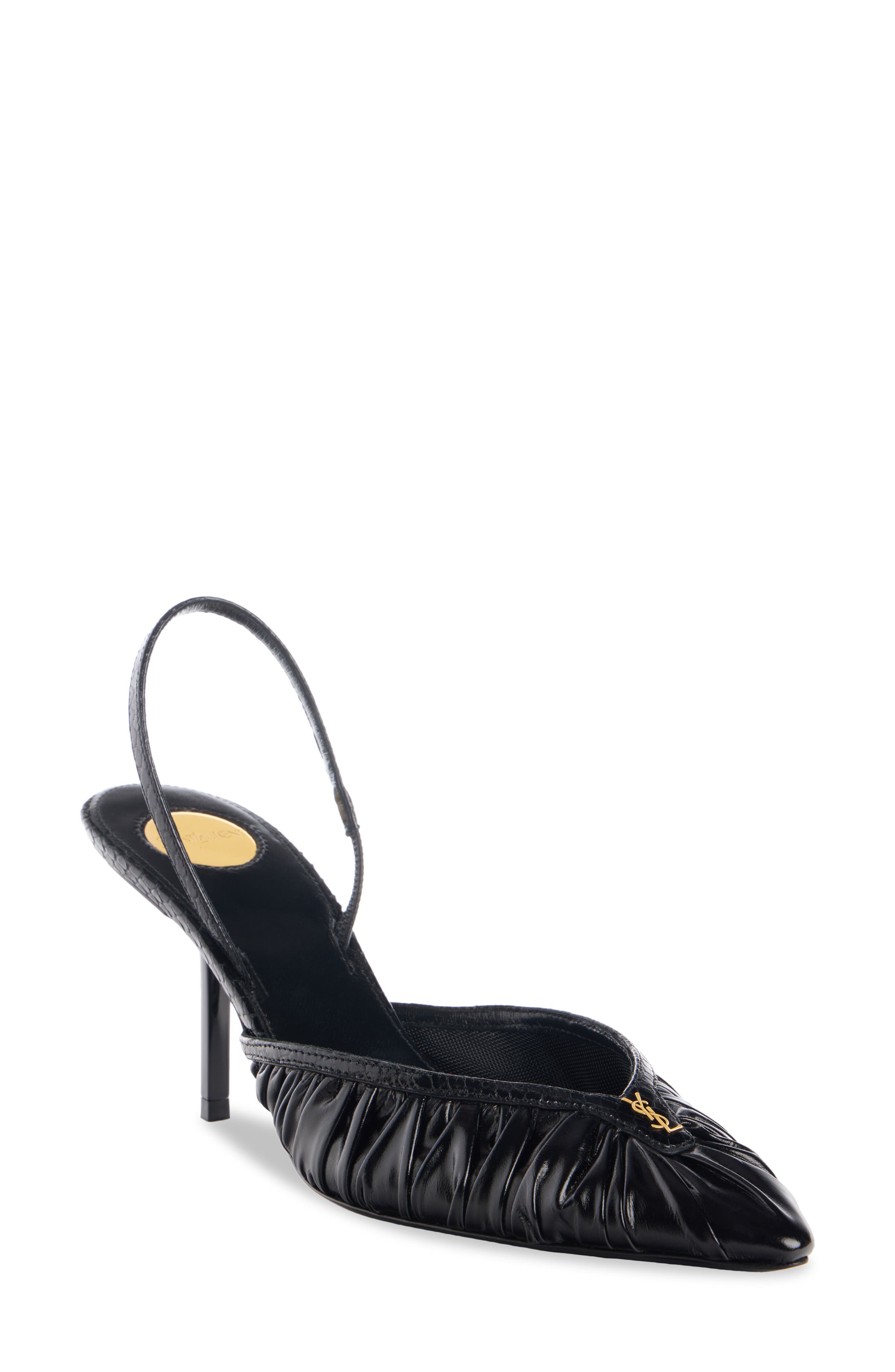 Folie Slingback Pump, Main, color, NERO/ NERO/ NERO/ NERO
