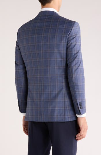 Plaid Wool Sport Coat