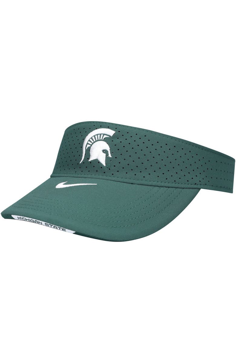 Nike Men's Nike Green Michigan State Spartans 2021 Sideline Performance Visor, Alternate, color, Green