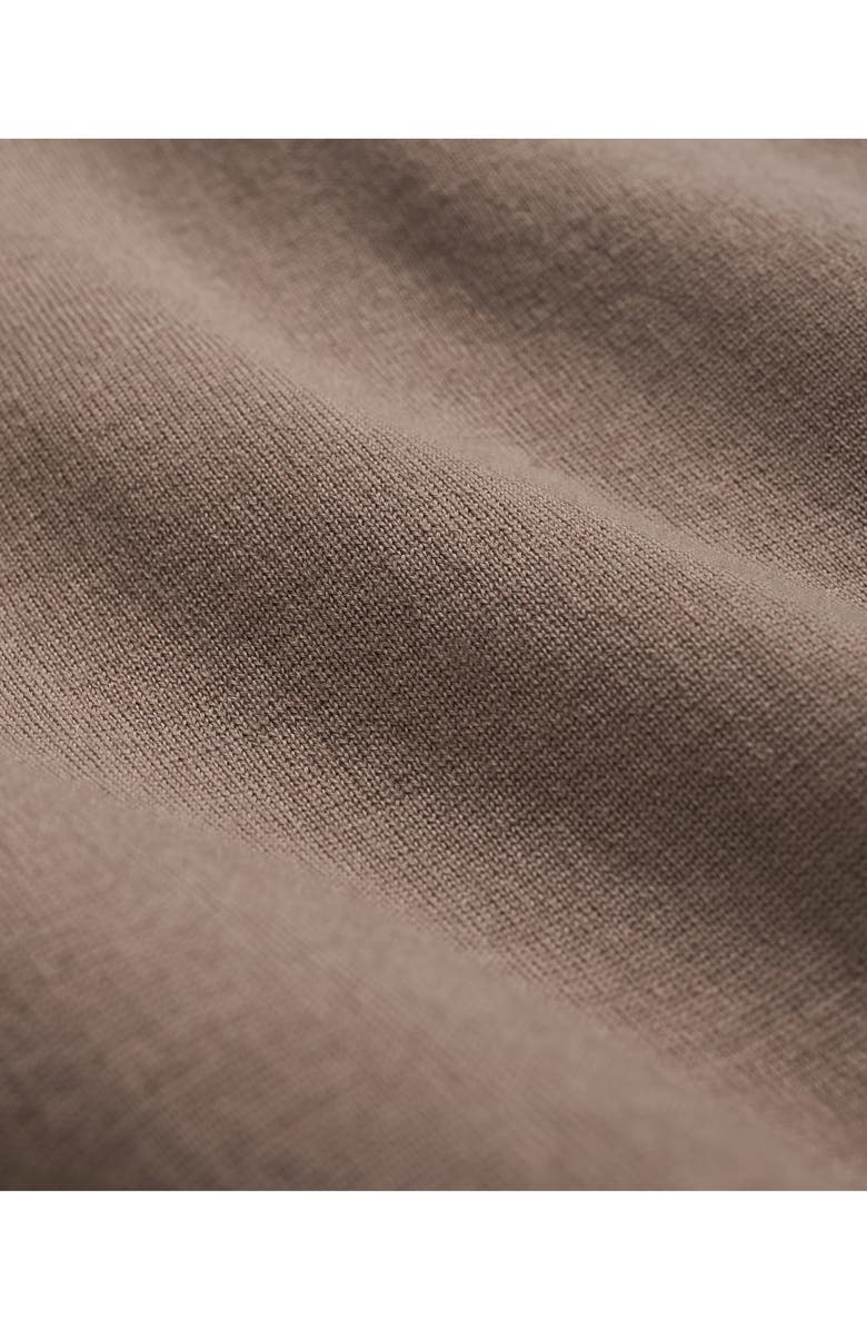 Brooks Brothers Lightweight Johnny Collar Cotton Polo Sweater, Alternate, color, 