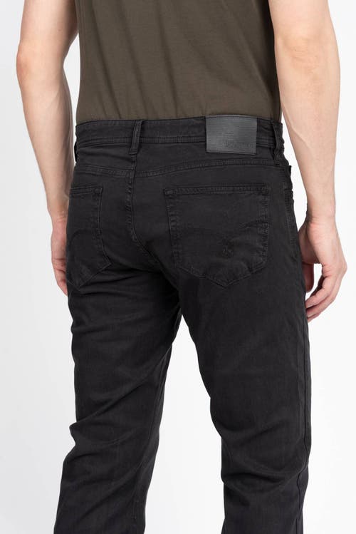 Jack Of Spades Jack Fit Five Pocket Pants In Black Sateen