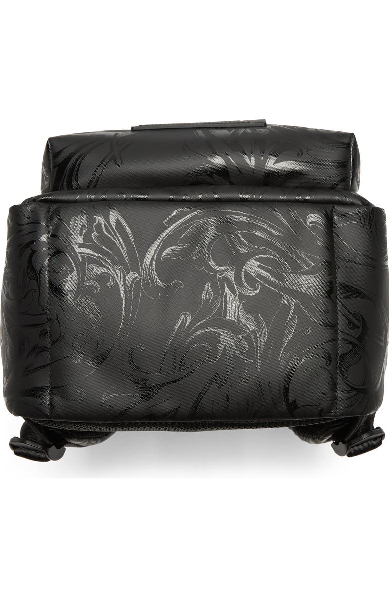 Versace Jeans Garland Swirl Backpack, Alternate, color,