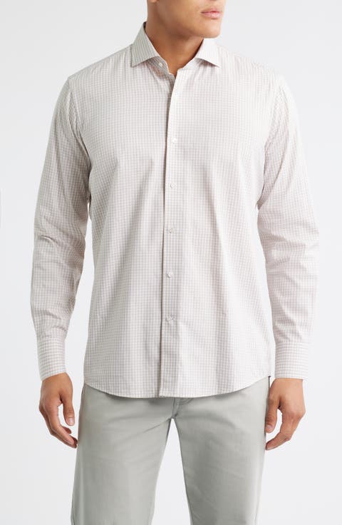 Crown Crafted Torino Flex Check Button-Up Shirt