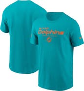 Nike Men's Nike Aqua Miami Dolphins Sideline Performance T-Shirt