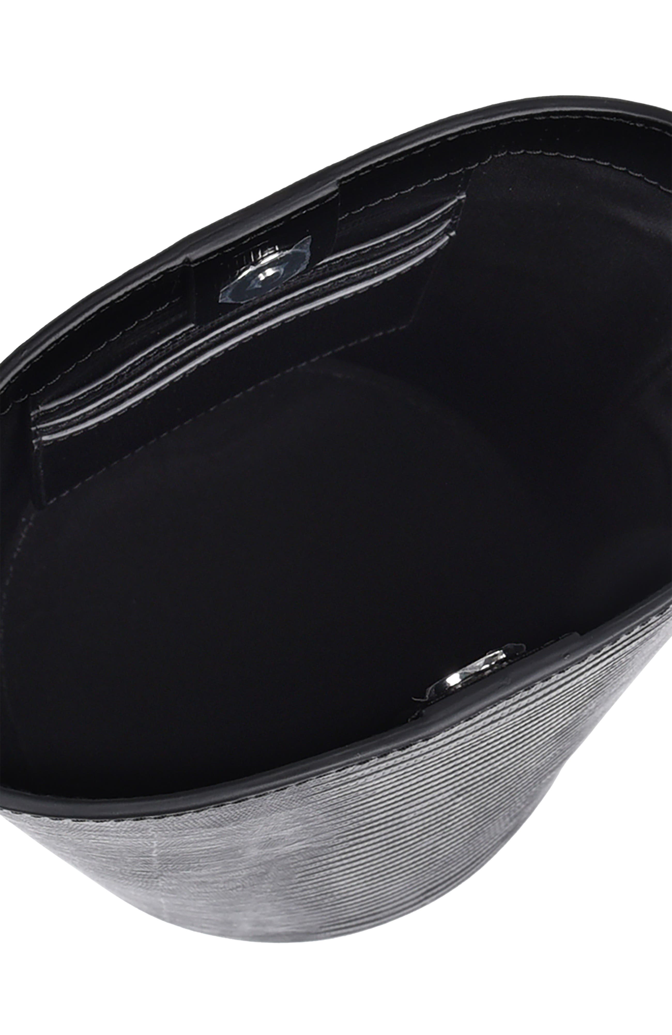 HYER GOODS Upcycled Leather Convertible Mini Bucket Bag, Alternate, color, 