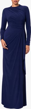 Betsy
Adam Ruffle Long Sleeve Sheath Gown