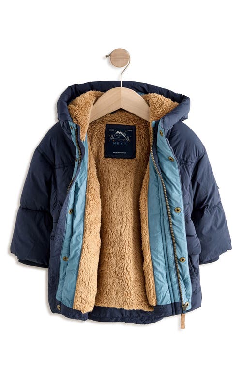 Next Kids' Quilted Jacket In Blue