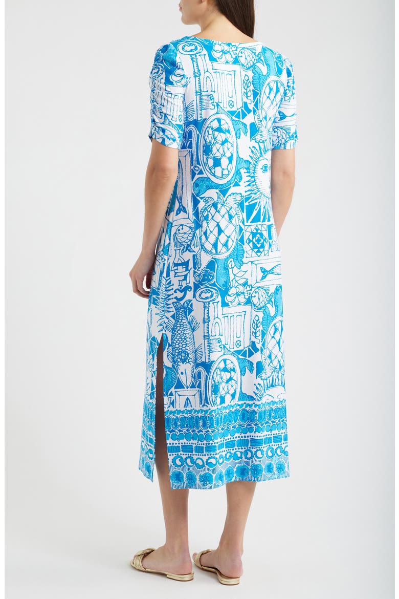 Zarah UPF 50+ Midi Dress, Alternate, color, RESORT WHITE