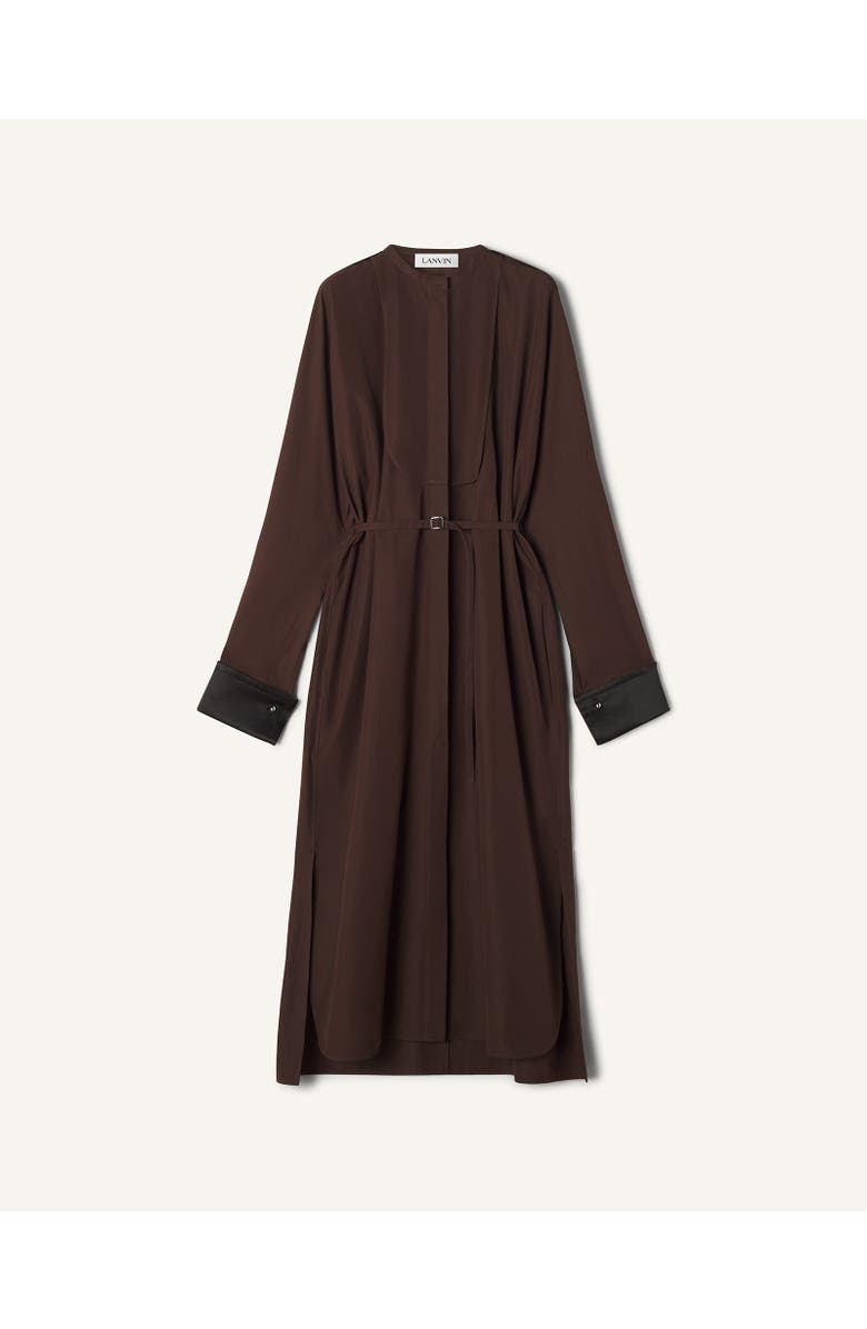 Lanvin SHIRT DRESS IN COTTON POPELIN, Main, color, 