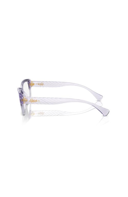 Ralph 55mm Oval Optical Glasses In Purple