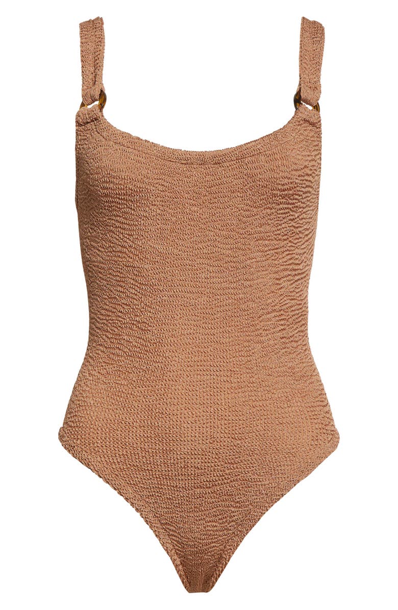 Hunza G Domino One-Piece Swimsuit, Alternate, color,
