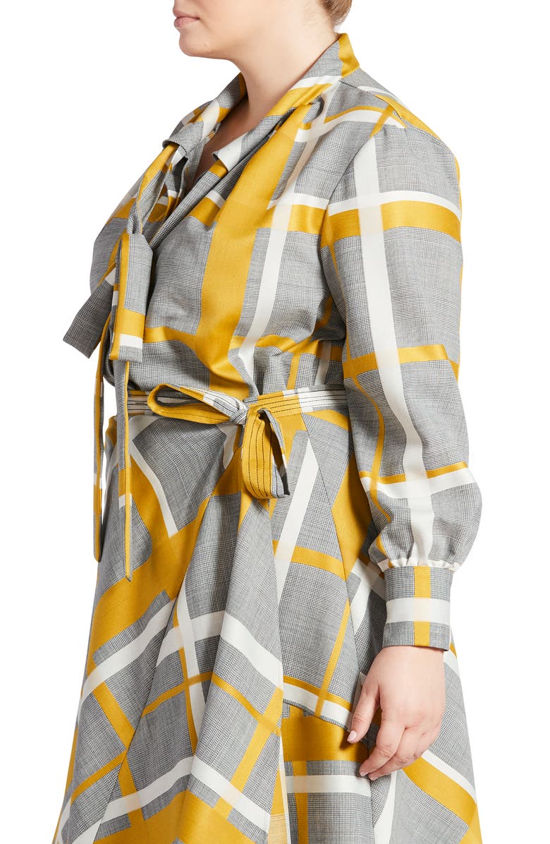 Pari Passu Tunnel Bow Wool Blend Blouse, Alternate, color,