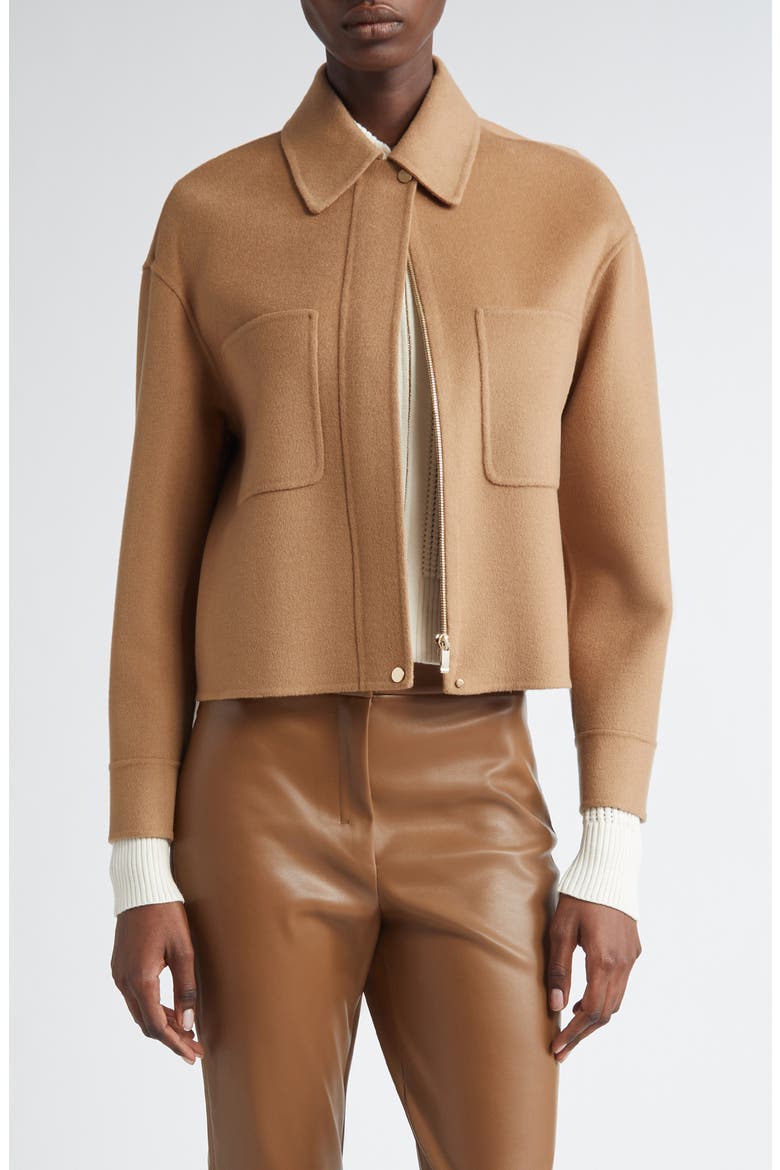 TOMORROWRAND　wool silk cashmere jacket Max Mara Studio Madison Virgin Wool, Silk & Cashmere Jacket (Women