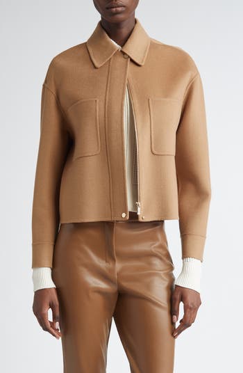 MAXMARA STUDIO ウール カシミア シルク ジャケット MADISON Max Mara Studio Madison Virgin Wool, Silk & Cashmere Jacket